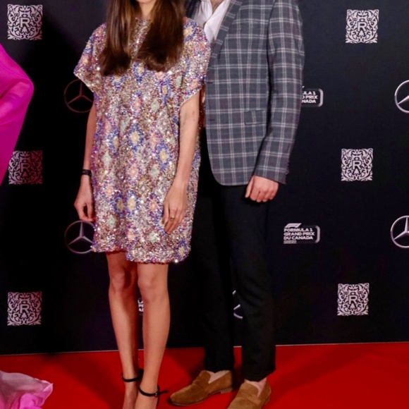 1861 | S Multicolor Short Sequin Dress - Picture 5 of 5